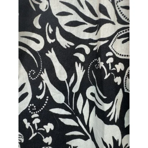 Maggy London Womens Buckle Halter Midi Dress Size 12 Black Floral Couture NWT - Picture 9 of 16